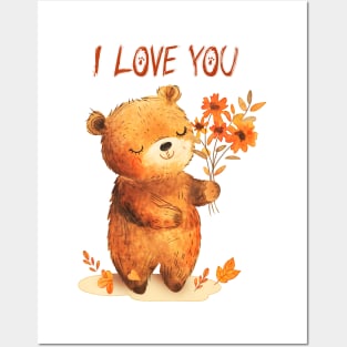 Cute bear Posters and Art